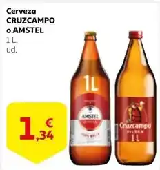 Alcampo Amstel - cerveza cruzcampo oferta