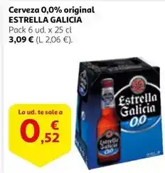 Alcampo Estrella galicia - cerveza 0,0% original oferta