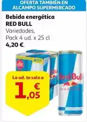 Alcampo Red bull - bebida energetica oferta