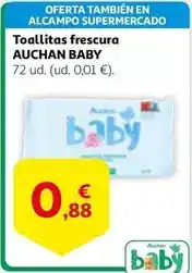 Alcampo Auchan - toallitas frescura oferta