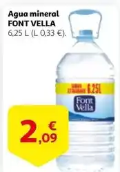 Alcampo Font vella - agua mineral oferta