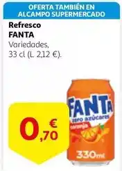 Alcampo Fanta - refresco oferta