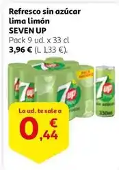 Alcampo Seven up - refresco sin azucar lima limon oferta