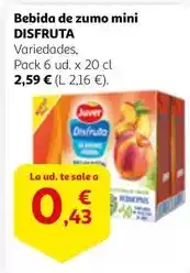 Alcampo Disfruta - bebida de zumo mini oferta
