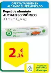 Alcampo Auchan - papel de aluminio oferta