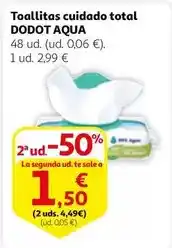 Alcampo Total - toallitas cuidado oferta