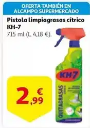Alcampo Kh-7 - pistola limpiacirasas citrico oferta