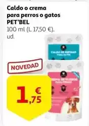 Alcampo Caldo o crema para perros o gatos oferta