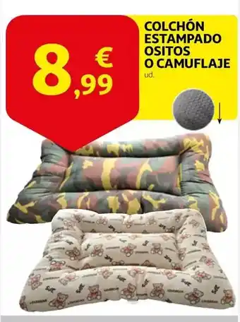 Alcampo Ositos - colchón estampado o camuflaje oferta