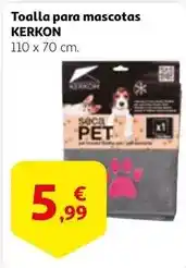 Alcampo Toalla para mascotas oferta