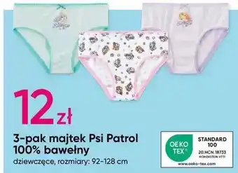 Pepco Tex - 3-pak majtek psi patrol 100% bawelny oferta