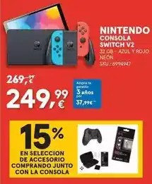 Worten Nintendo - consola switch v2 oferta