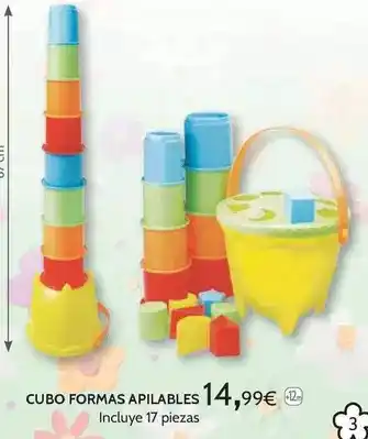 Toy Planet Cubo formas apilables oferta