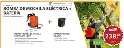 Ferri Bomba de mochila eléctrica + batería oferta