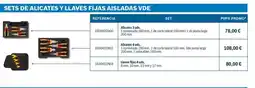 Ferri Sets de alicates y llaves fijas aisladas vde oferta