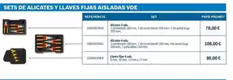 Ferri Sets de alicates y llaves fijas aisladas vde oferta