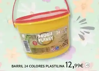Toy Planet Barril 24 colores plastilina oferta