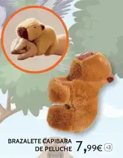 Toy Planet Brazalete capibara de peluche oferta