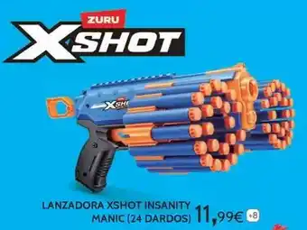 Toy Planet Zuru - lanzadora xshot insanity manic oferta