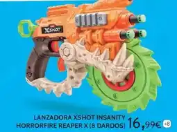 Toy Planet Zuru - lanzadora xshot insanity horrorfire reaper x 8 dardos oferta