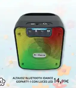 Toy Planet Altavoz bluetooth idance goparty-1 con luces led oferta