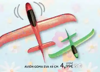 Toy Planet Avión goma eva oferta