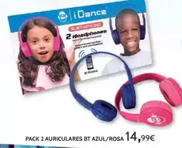 Toy Planet Pack 2 auriculares bt azul/rosa oferta