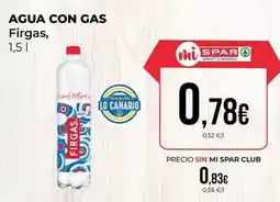 SPAR Gran Canaria Firgas - agua con gas oferta
