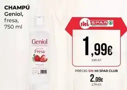 SPAR Gran Canaria Spar - champu oferta