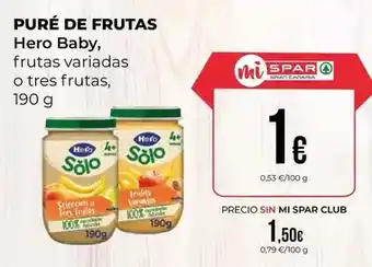SPAR Gran Canaria Hero - pure de frutas oferta
