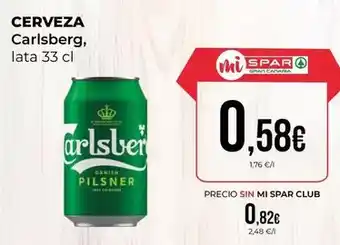 SPAR Gran Canaria Carlsberg - cerveza oferta