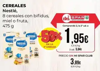 SPAR Gran Canaria Nestlé - cereales oferta