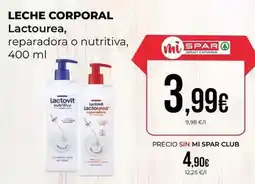 SPAR Gran Canaria Spar - leche corporal oferta