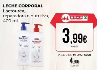 SPAR Gran Canaria Spar - leche corporal oferta
