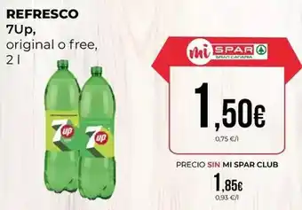 SPAR Gran Canaria 7up - refresco oferta
