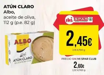 SPAR Gran Canaria Albo - atun claro oferta