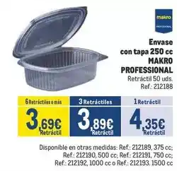 Makro Makro - envase con tapa oferta