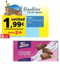 Supermercados Tu Alteza Tirma - chocolate con leche oferta