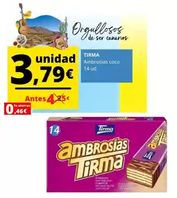 Supermercados Tu Alteza Tirma - ambrosias coco oferta