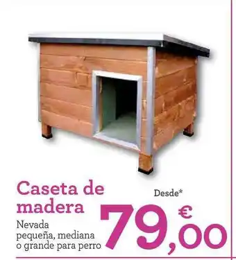TiendAnimal Caseta de madera Nevada pequeña, mediana g grande para perro oferta