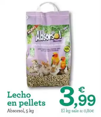 TiendAnimal Lecho En Pellets Absorsol 5kg oferta