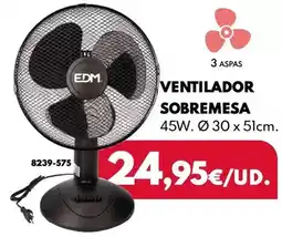 BricoCentro Edm - ventilador sobremesa oferta