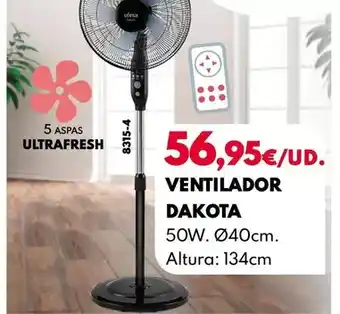 BricoCentro Ufesa - ventilador dakota oferta
