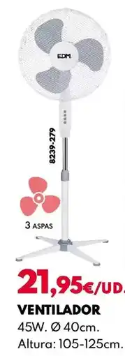 BricoCentro Edm - ventilador oferta