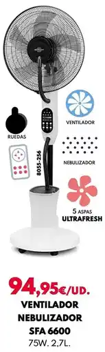 BricoCentro Ventilador nebulizador sfa 6600 oferta