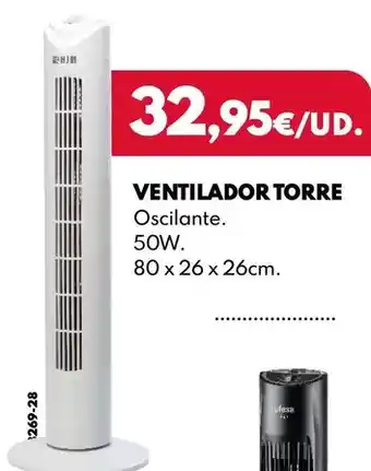 BricoCentro Hjm - ventilador torre oferta
