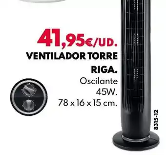 BricoCentro Uvesa - ventilador torre riga oferta