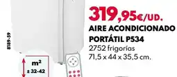 BricoCentro Qlima - aire acondicionado portátil p534 oferta