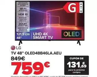 Carrefour Lg - tv 48 oled48b46la.aeu oferta
