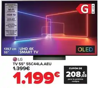 Carrefour Lg - tv 55 55c44la.aeu oferta
